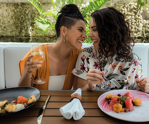 Florida Fest LGBTQ Sarasota - LGBTQ - Women Dining 600x400.png