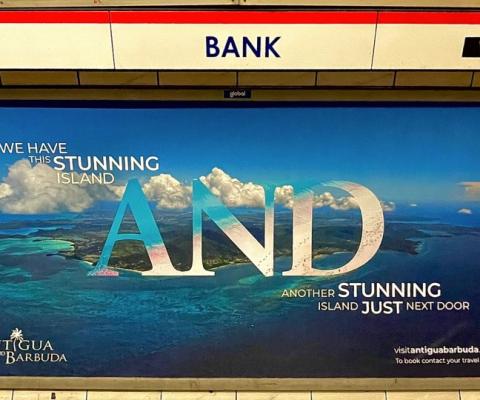 The campaign is also running on the London Underground