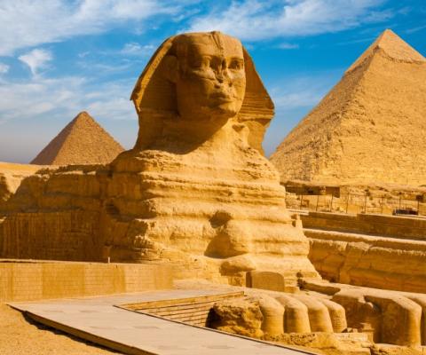 The tour takes in the Great Pyramids and the Sphinx (Credit: Newmarket Holidays)