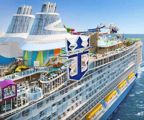 UK agents will be among the first to see Royal Caribbean's maiden Icon-class ship next autumn