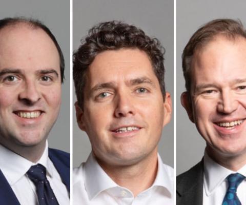 L-R: Richard Holden, Huw Merriman and Jesse Norman (Credit: parliament.uk)