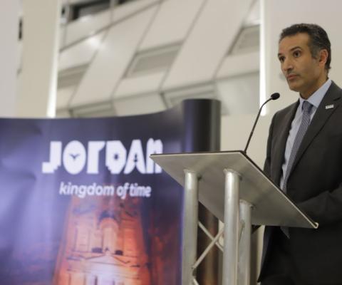 Jordan's tourism minister Nayef Al Fayez