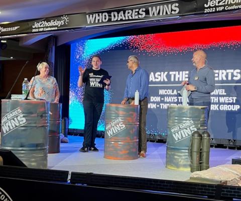 L-R: Nicola Park, Lloyd Cross, Vim Vithaldas and Don Bircham