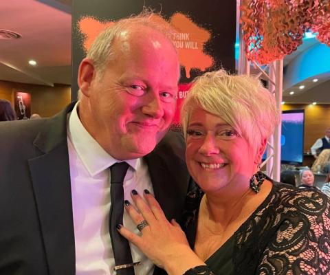 Barry Coatman popped the question after Seaside was named one of Jet2's top sellers