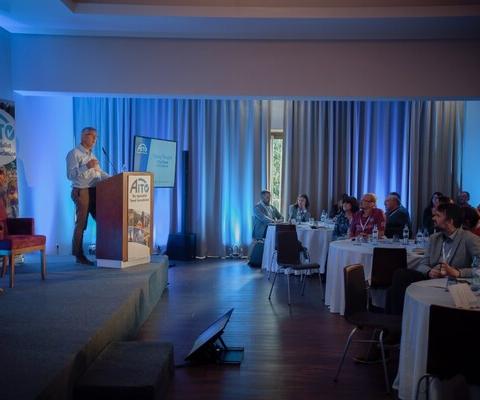Aito chair Chris Rowles addressed delegates at the conference (Credit: Aito)