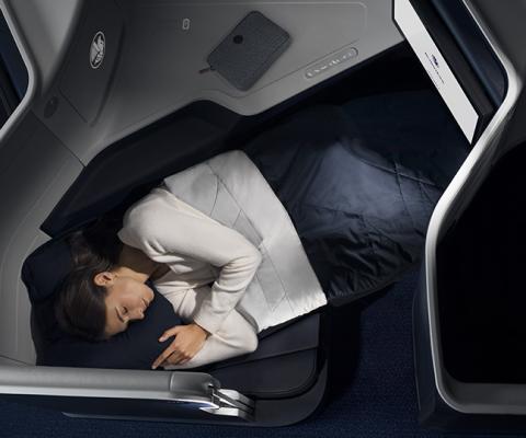 Air France and KLM’s redesigned business class cabins