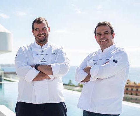 Brothers Jonathan (left) and Juan Carlos Padron have three Michelin stars at Barcelo hotels  