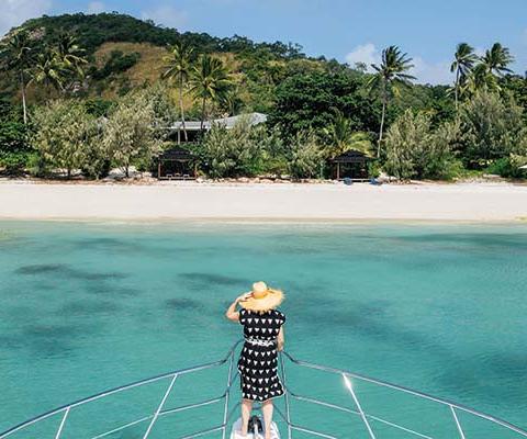 The House on Lizard Island is surrounded by the reef. Credit:Elise Hassey