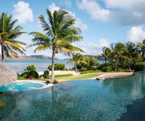 The Village is set on a clifftop in the far west of Moskito Island