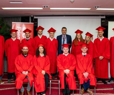 A group of Jet2 Apprentices graduated in December 2022