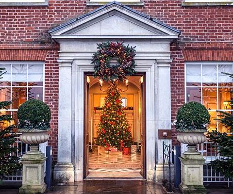 The manor house at Four Seasons Hotel Hampshire dates to 1728  