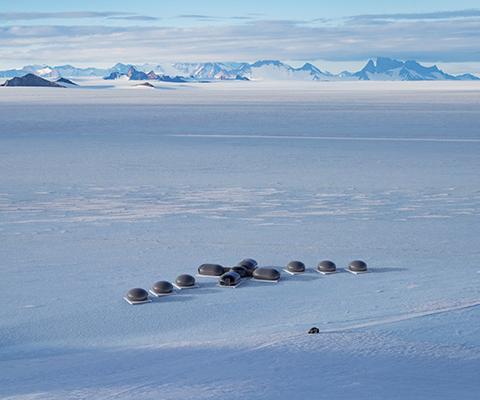 Guests stay in one of six pods at White Desert's Echo camp