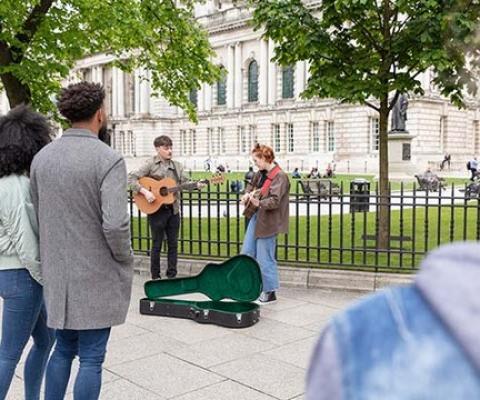 There are a wealth of highlights to explore across the Northern Irish capital, including Belfast City Hall (Credit: Tourism Ireland)