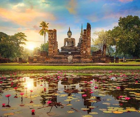 Wat Mahathat temple in Ayutthaya
