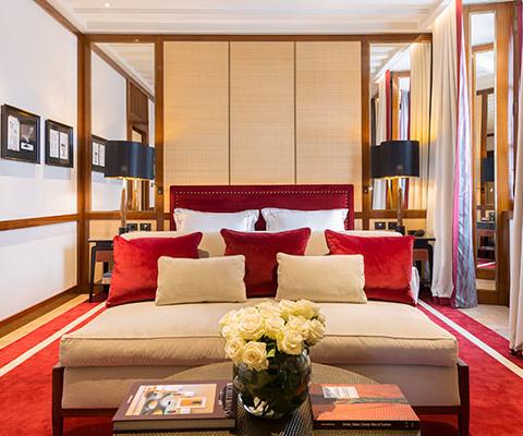 Interiors at the Portrait Milano have been crafted by architect Michele Bonan, alongside the Lungarno Collection