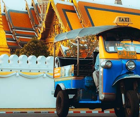A tuk tuk in Thailand. Credit: Unsplash