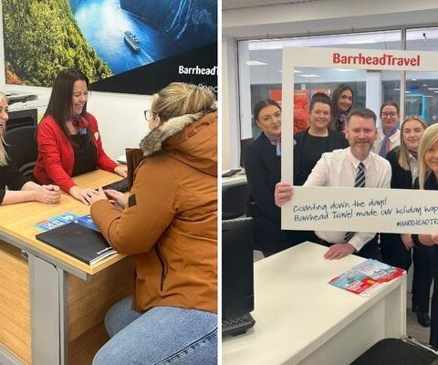 Nicki Tempest-Mitchell (left) and Jacqueline Dobson (picture frame, right) were among those to return to the shop floor
