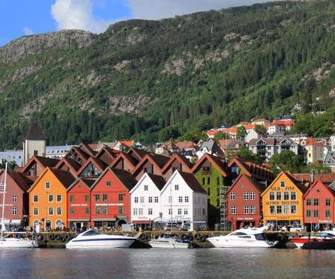 Bergen's Bryggen harbour is a Unesco World Heritage site (Credit: Wideroe / VisitNorway.com)