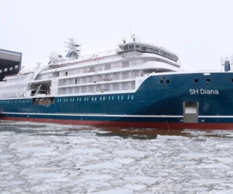 Swan Hellenic floats out Diana ahead of maiden season