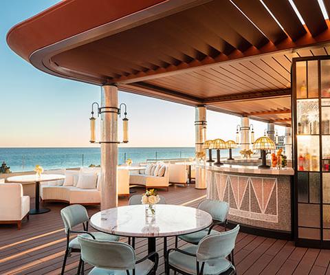 Anantara Plaza Nice offers a panoramic rooftop bar