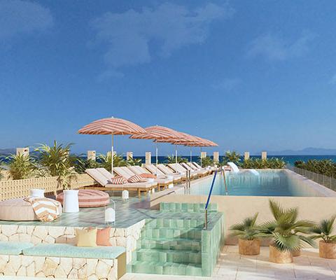 The rooftop at the family-friendly Iberostar Selection Albufera Park