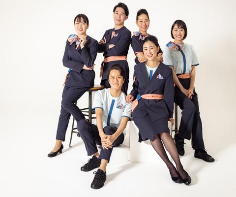 AirJapan uniforms are gender neutral to maximise flexibility