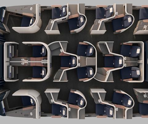 Lufthansa's new multi-choice business class seats