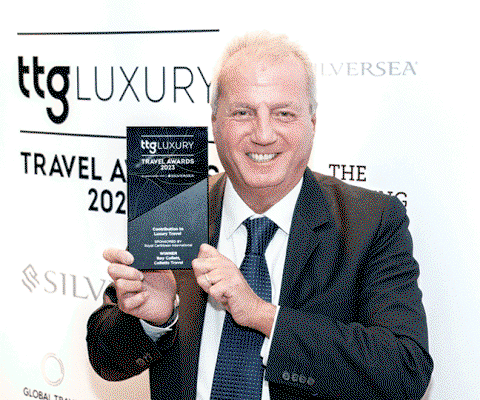Roy Collett at the TTG Luxury Travel Awards