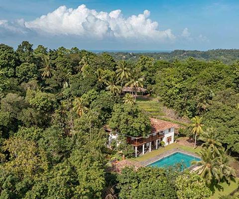 The newly renovated Malinga Kanda villa from Eden Villas, near Galle 