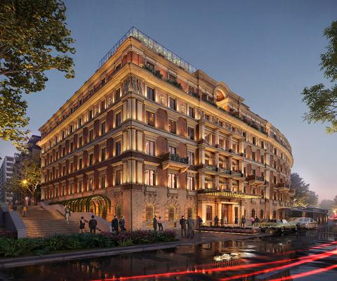 The InterContinental Rome Ambasciatori Palace is housed in a building originally constructed in 1900 