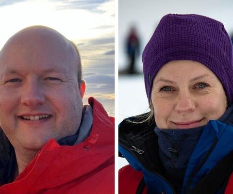 Expedition Cruise Network (ECN) Akvile Marozaite and Martin Johnson