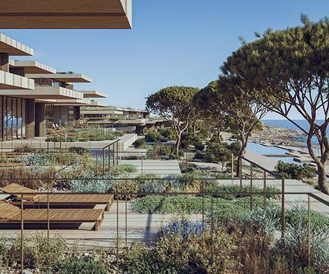 The design of Six Senses Comino is intended to blur the boundaries between outdoor and indoor spaces