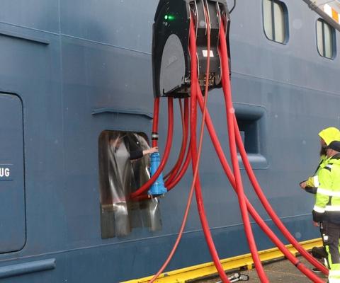 Fred Olsen ships use shore power connection for the first time