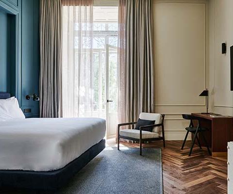 Guests can choose between five room types at Nobu Hotel Sevilla. Credit: Daniel Schafer