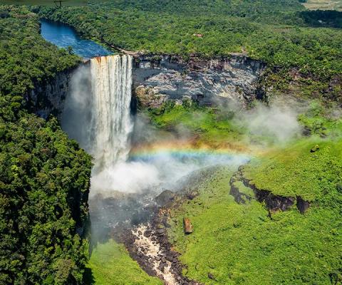 Kaieteur Falls region Guyana