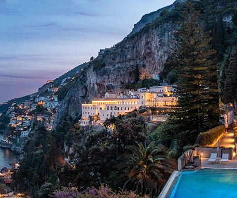 The Anantara Convento di Amalfi Grand Hotel offers views across the Amalfi coast