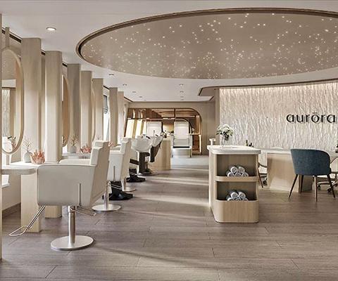 The Serenity Hair Salon in the new Aurora Spa