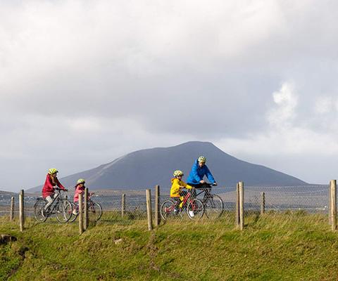The Great Western Greenway in Co. Mayo is the ideal spot for visitors to cycle, walk or hike, and immerse themselves in Ireland’s great outdoors. Credit: Failte Ireland / Outlier