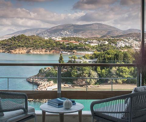 Four Seasons Astir Palace Hotel offers views across the Athens Riviera 