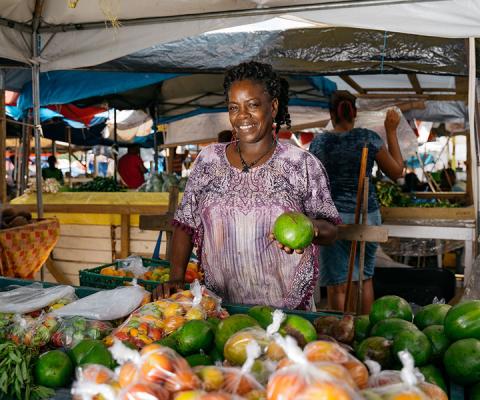 Castries market