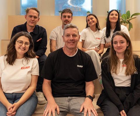 The Kilroy Bristol team with sales director Jacob Stromfeldt at the store opening