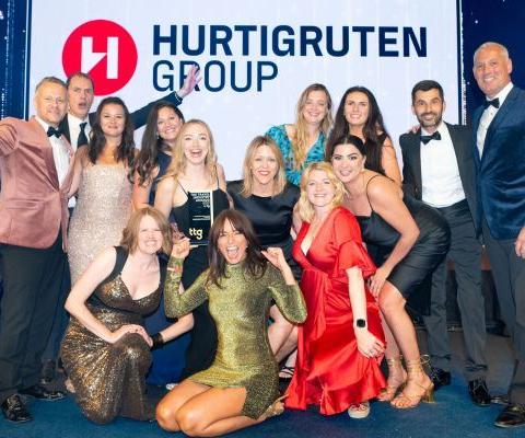 Hurtigruten targeting 'household name' status after triple Travel Industry Awards honour