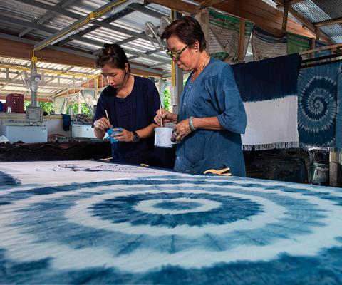 Tie-dye northern Thailand