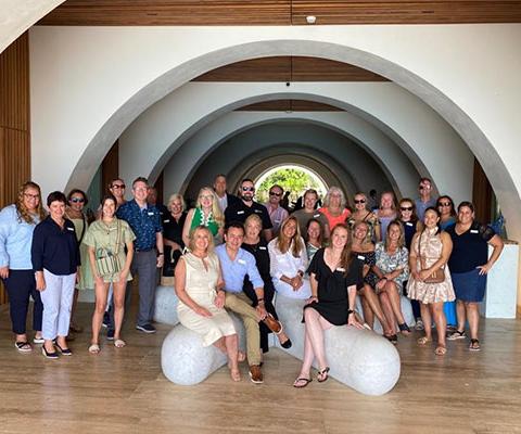 The group stayed at Breathless Cancun Soul & Impression Moxche by Secrets