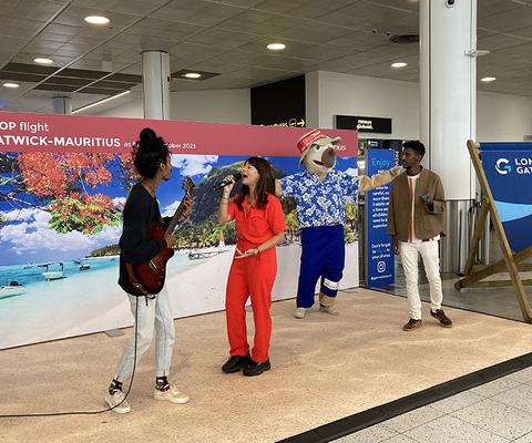 Air Mauritius route launch Gatwick Oct 23