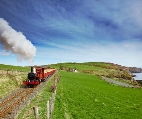 Isle of Man steam train