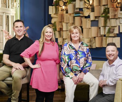 From left are Brilliant Travel’s Darby Gallacher, Rebecca Price, Linda Pyle and Dan Steabler