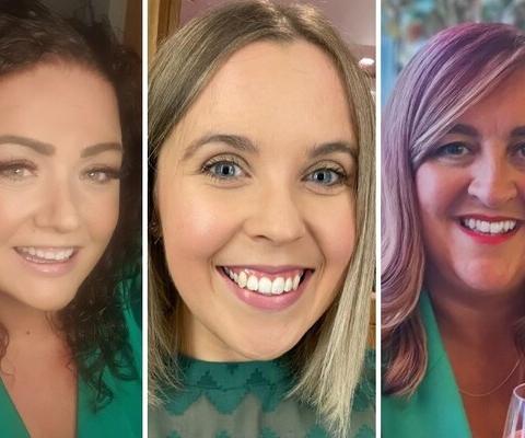 Rush Insurance's Vicky Whitehead, Jasmine Preece and Louise Bates