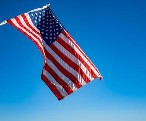 US flag, feb24, credit: David Dibert/Pexels