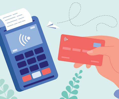 Card payment illustration